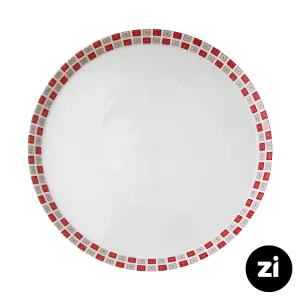 بشقاب تخت چینی زرین Zi فرم اس طرح روشان سایز 30