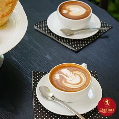 قیمت فنجان و نعلبکی کاپوچینو، لاته چینی زرین سفید