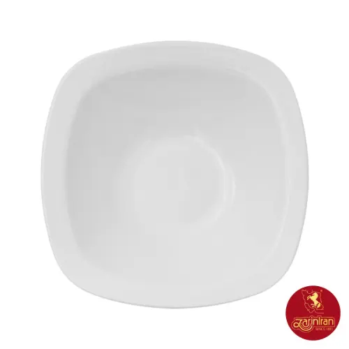 سالادخوری هتلی 25 سانتیمتری سفید