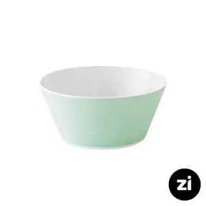 پیاله چینی زرین Zi فرم اس پاستیل سبز سایز 18