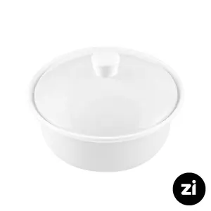 قابلمه چینی زرین مارک زی Zi سفید سایز 26