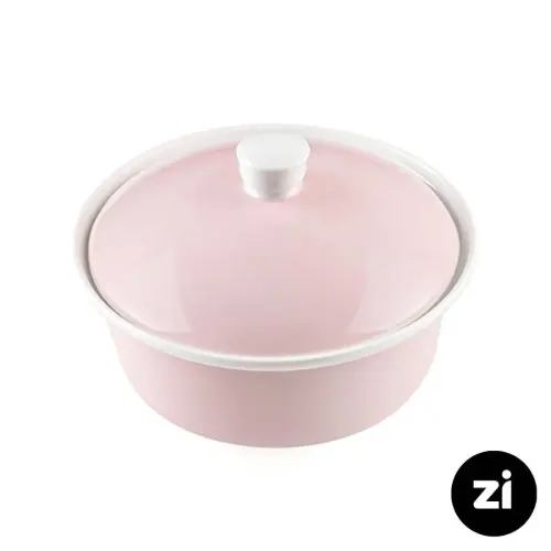 قابلمه چینی زرین مارک زی Zi پاستل صورتی سایز 26