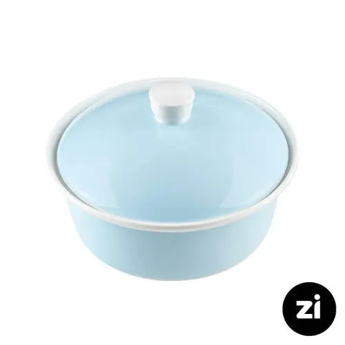 قابلمه چینی زرین مارک زی Zi پاستل آبی سایز 26