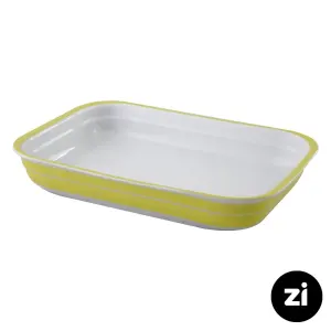 دیس لازانیا چینی زرین زی پاستل لیمویی سایز ۴۰