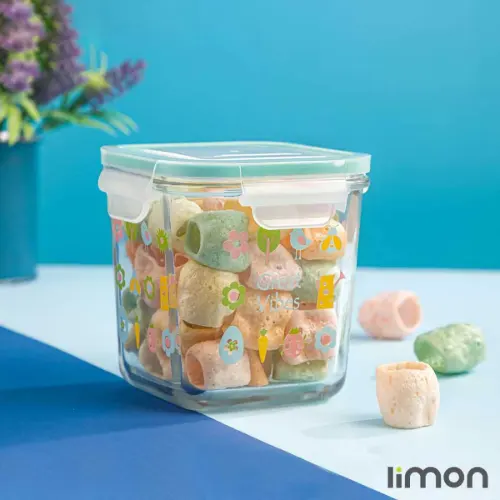 خرید ظرف پیرکس درب دار لیمون