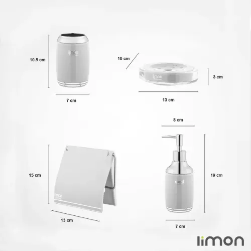 ست سرویس بهداشتی لیمون 2 جداره رمانتیک کد 1764 قسطی