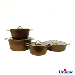 سرویس قابلمه یونیک فلورانس هفت رنگ 8 پارچه UN-8408