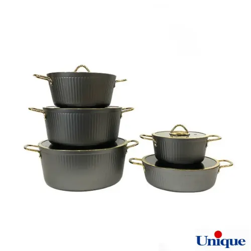 سرویس قابلمه یونیک فلورانس طوسی 10 پارچه UN-8403