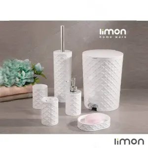 ست سرویس بهداشتی لیمون طرح گل 1760