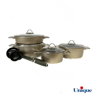 سرویس قابلمه یونیک مونیخ بژ 11 پارچه UN-7632