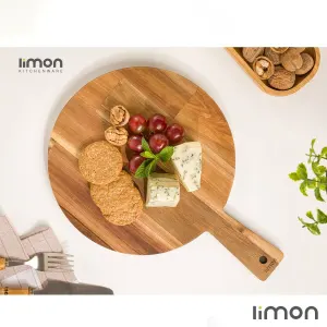 تخته سرو گرد دسته دار کوچک لیمون 2230