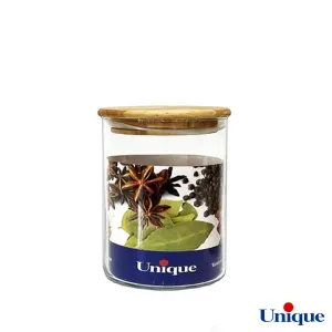 بانکه ادویه یونیک ۱۰ سانتی متری درب چوبی UN-1317