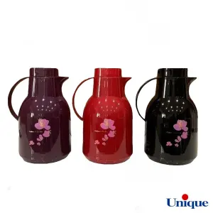 فلاسک 2 لیتری یونیک مدل پنگوئن شیشه صورتی UN-1957