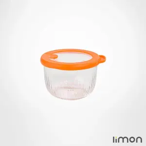 کاسه گرد شیشه‌ای 470 میلی لیتر لیمون 2221