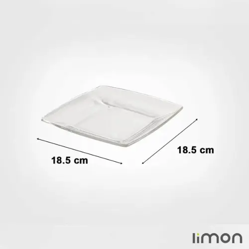 بشقاب پیش دستی شیشه ای لیمون 2155