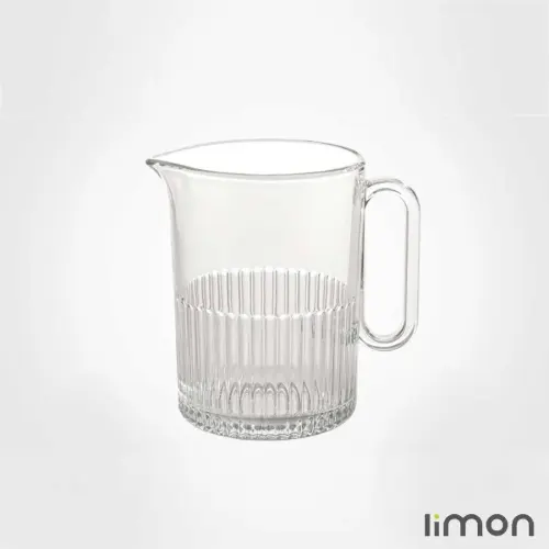 پارچ شیشه ای شیاردار لیمون 2228