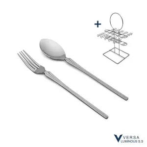 سرویس قاشق چنگال ورسا 38 پارچه رومیزی مدل 271M