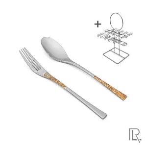 سرویس قاشق چنگال رزنتال 38 پارچه رومیزی مدل 8833G