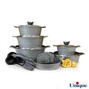 سرویس قابلمه گرانیتی 14 پارچه لاین فیلی یونیک UN-7608