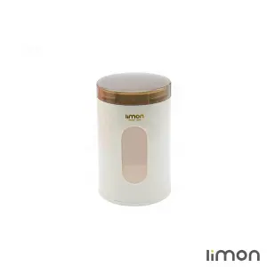 جای حبوبات لیمون گرد شفاف سایز 4 کد 1982