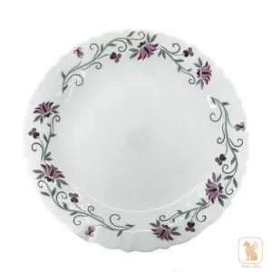 بشقاب تخت 250 پارس اپال طرح لیندا کد 124