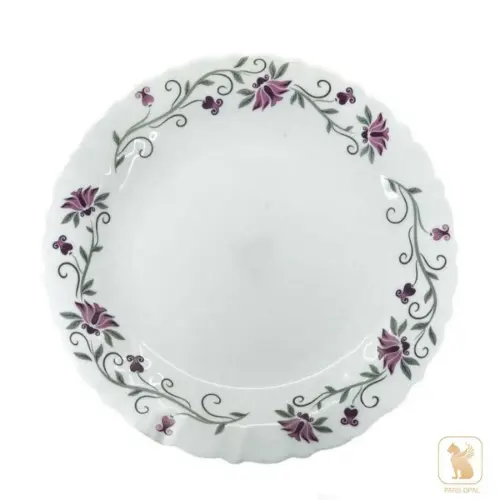 بشقاب تخت 250 پارس اپال طرح لیندا کد 124