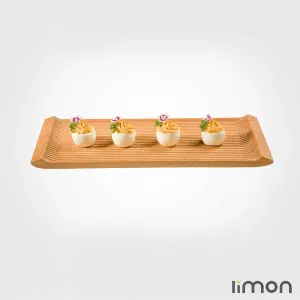 تخته سرو چوبی مستطیل بزرگ لیمون 2258