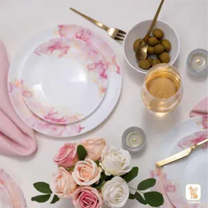 سرویس آرکوپال 28 پارچه پارس اپال طرح آرامیس با طرح و نقش ماندگار