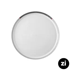 بشقاب تخت چینی زرین Zi فرم اس وگاس قرمز سایز 21