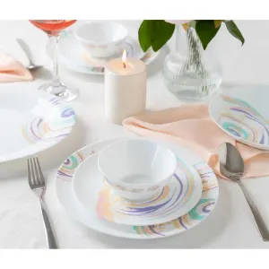 سرویس آرکوپال 28 پارچه پارس اپال طرح رنگین کمان کد 941