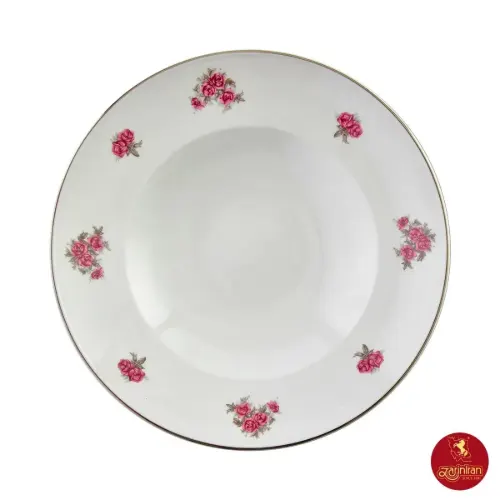 ظرف پاستا (بشقاب گود 30) چینی زرین طرح آران مینیاتور