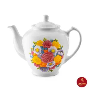 قوری هیئتی چینی زرین طرح پارادایز