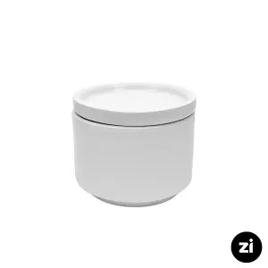 قندان چینی زرین Zi فرم اس سفید