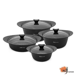 سرویس 8 پارچه درب پیرکس ساینا مایلستون کاج تفلون