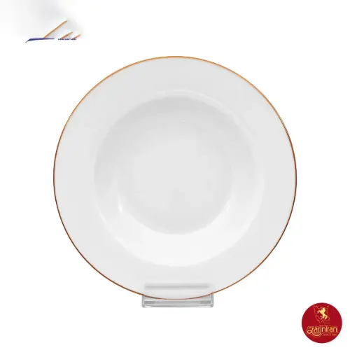 سرویس چینی زرین ایتالیا اف زرین رزگلد 6 نفره 28 پارچه