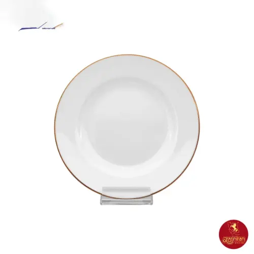 سرویس چینی زرین ایتالیا اف زرین رزگلد 6 نفره 28 پارچه