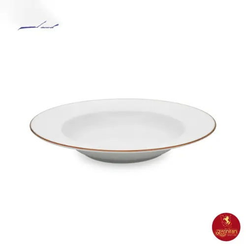 سرویس چینی زرین ایتالیا اف زرین رزگلد 6 نفره 28 پارچه
