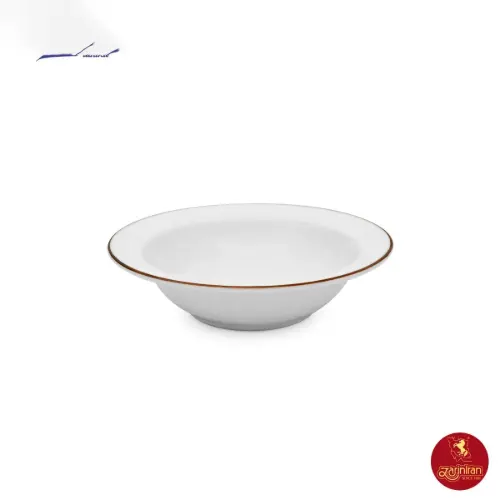 سرویس چینی زرین ایتالیا اف زرین رزگلد 6 نفره 28 پارچه