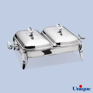 سوفله خوری دوخانه قایقی نقره ای یونیک UN-3852