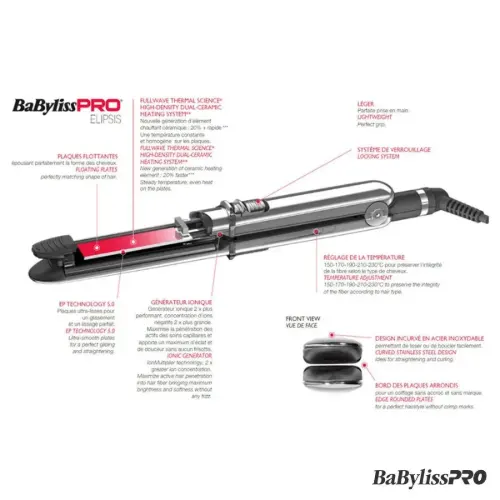 اتو مو بابیلیس پرو مدل ELIPSIS 2000