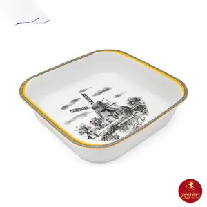 دیس لازانیا مربع چینی زرین سایز 26 ویلیج