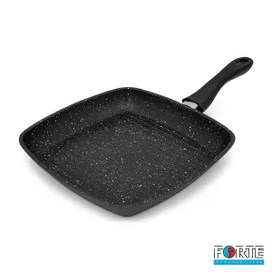 تابه گرانیتی چهارگوش استیک پز فورته Forte سایز 28