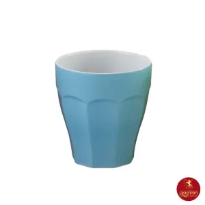 لیوان چینی زرین نئوکلاسیک پاستل آبی بدون دسته 240 سی سی