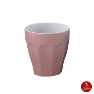 لیوان چینی زرین نئوکلاسیک پاستل صورتی بدون دسته 240 سی سی