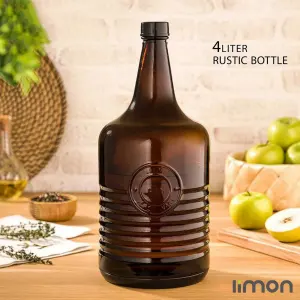 بطری روستیک لیمون قهوه ای 4 لیتری 2317