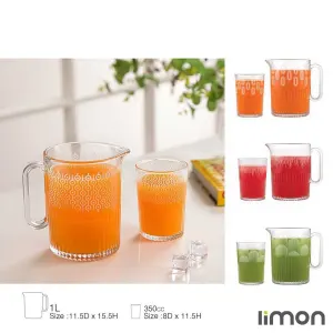 سرویس پارچ و لیوان لیمون 2318 چاپدار