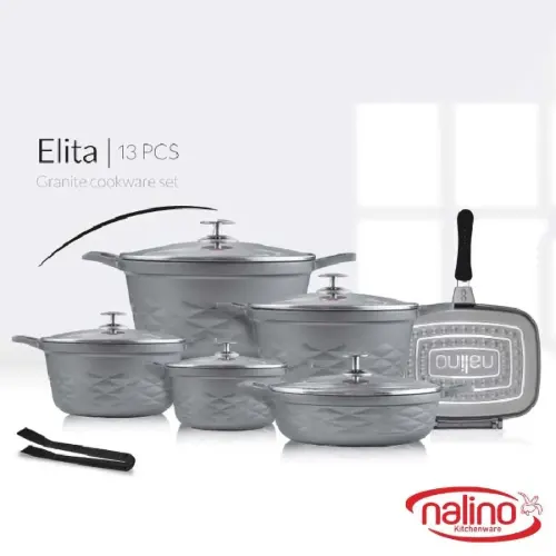 سرویس قابلمه گرانیتی نالینو الیتا 13 پارچه Elita