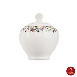 قندان چینی زرین ایتالیا اف طرح گلستان