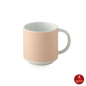 چینی زرین نیم لیوان دسته دار 250 پاستل گلبهی با مارک زی