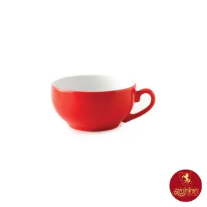 فنجان کاپوچینو و لاته چینی زرین ایتالیا اف طرح گیلاس